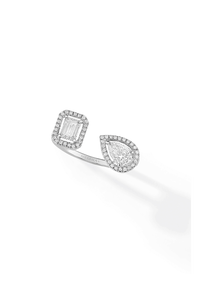 White gold diamond ring 0,40ct My Twin Toi and Moi
