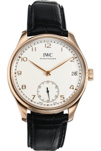 Portuguese Hand Wound Eight Days Rose Gold Manual