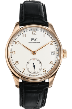 Portuguese Hand Wound Eight Days Rose Gold Manual