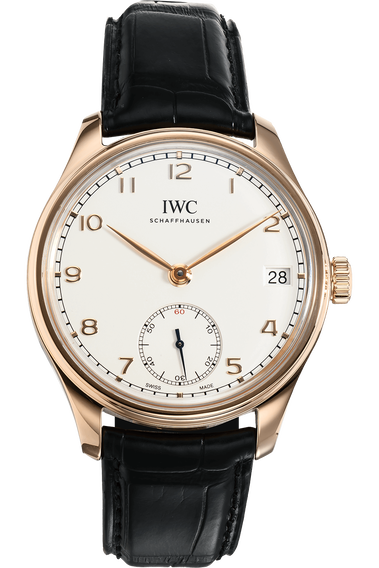 Portuguese Hand Wound Eight Days Rose Gold Manual