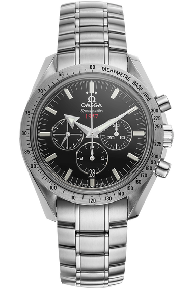 Speedmaster Broad Arrow Co-Axial Stainless Steel Automatic