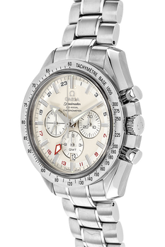 Speedmaster Broad Arrow Co-Axial GMT Stainless Steel