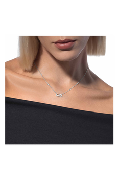 Move Uno Necklace in White Gold