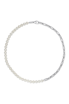 Link Pearl Necklace