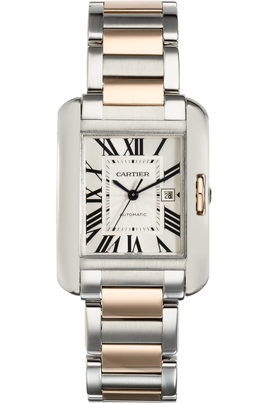 Tank Anglaise Rose Gold and Stainless Steel Automatic
