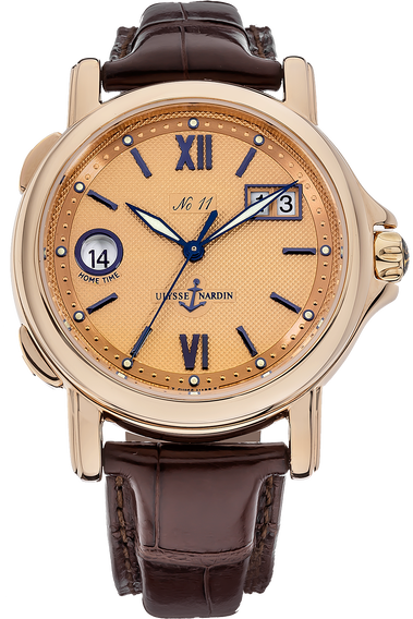 Pre Owned Ulysse Nardin San Marco GMT Rose Gold Automatic