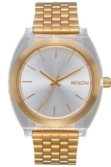 Time Teller Acetate, Light Gold / Clear