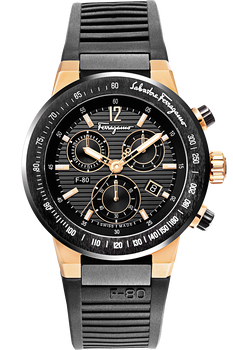Ferragamo F-80 Swiss Chronograph 44mm (F55LCQ75909S113)