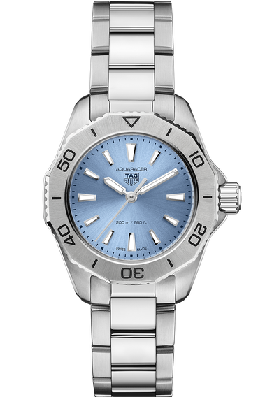 Aquaracer Quartz Ladies Blue Steel Watch