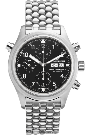 Pilot&#39;s Double Chronograph Stainless Steel Automatic