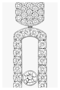 Imperial Move LM Earrings in White Gold