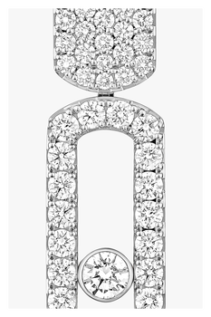Imperial Move LM Earrings in White Gold