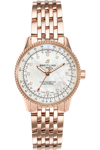 Rose gold navitimer top
