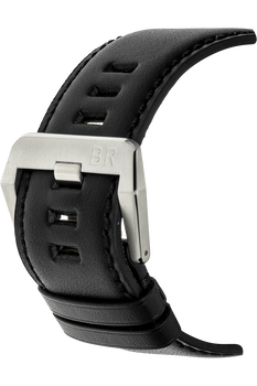 BR 01-96 Grande Date Stainless Steel Automatic