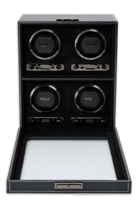 British Racing 4 Piece Watch Winder Black
