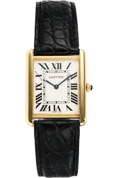 Tank Solo Yellow Gold and Stainless Steel Quartz