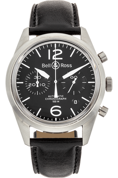 BR 126 Original Black Stainless Steel Automatic