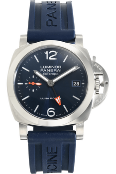 Luminor Quaranta BiTempo Luna Rossa Stainless Steel Automatic