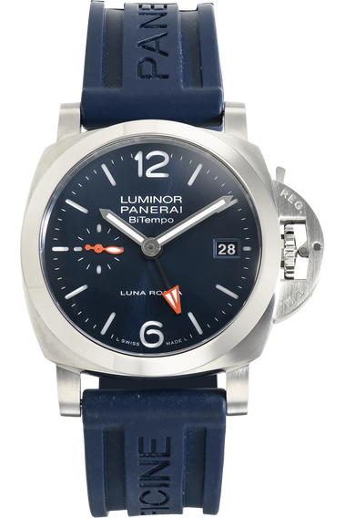 Luminor Quaranta BiTempo Luna Rossa Stainless Steel Automatic
