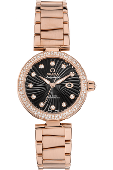 De Ville Ladymatic Co-Axial Rose Gold Automatic