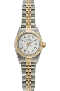 Oyster Perpetual Circa 1985 Yellow Gold and Stainless Steel Automatic