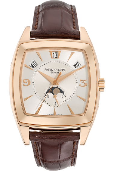 Pre Owned Patek Philippe Gondolo Annual Calendar Reference 5135 Rose Gold Automatic