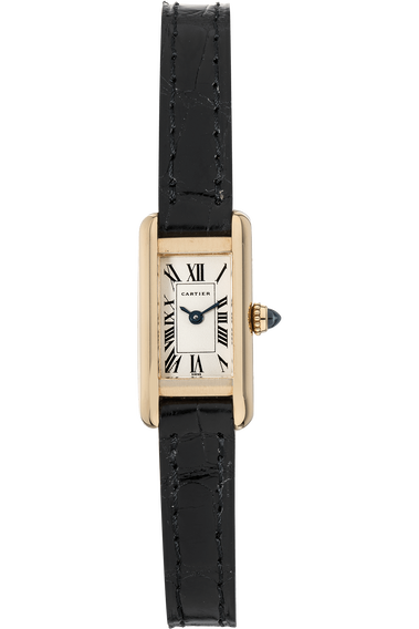Pre Owned Cartier Tank Allongee Yellow Gold Quartz