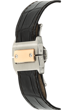 Santos 100 Rose Gold and Stainless Steel Automatic