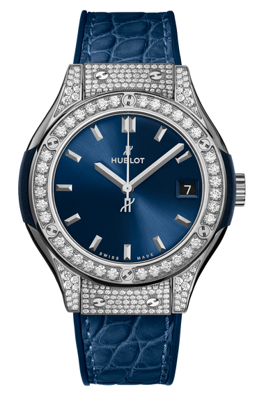 Classic Fusion Titanium Pave
