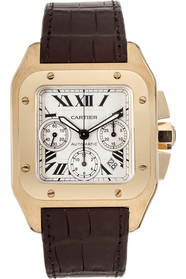 Santos 100 Chronograph Yellow Gold Automatic