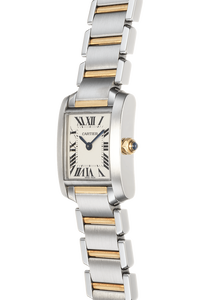 Tank Francaise Yellow Gold and Stainless Steel Quartz