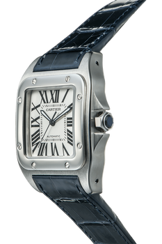 Pre Owned Cartier Santos 100 Anniversary Edition Stainless Steel Automatic