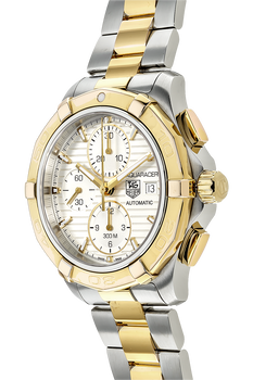 Aquaracer Chronograph Yellow Gold and Stainless Steel