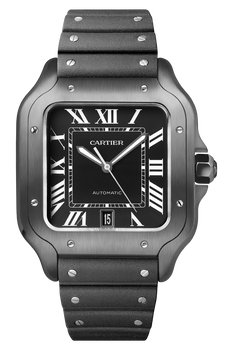 Santos black cartier sale