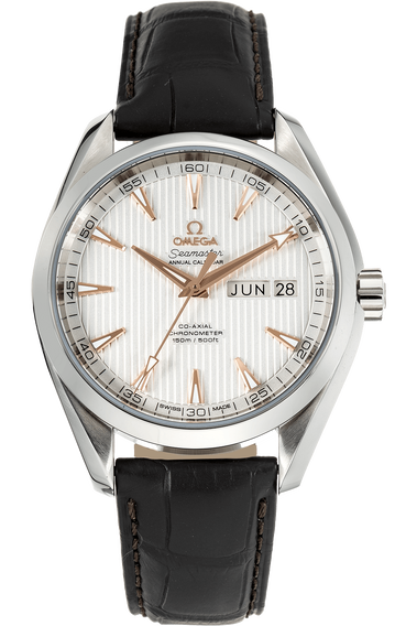 Aqua Terra Co-Axial Annual Calendar Stainless Steel Automatic