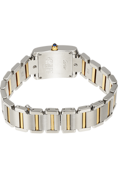 Tank Francaise Yellow Gold and Stainless Steel Quartz