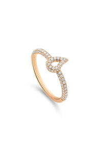 Lacrima Ring in 18K Rose Gold
