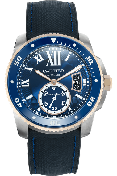 Calibre Diver Rose Gold and Stainless Steel Automatic