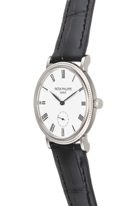 Calatrava Reference 7119 White Gold Manual