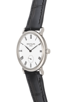 Calatrava Reference 7119 White Gold Manual