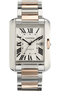 Tank Anglaise XL Rose Gold and Stainless Steel Automatic