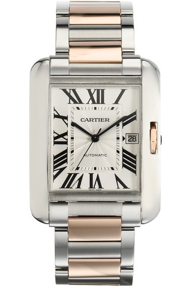 Tank Anglaise XL Rose Gold and Stainless Steel Automatic