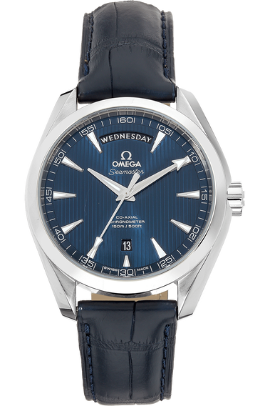 Seamaster Aqua Terra Co-Axial Day-Date Stainless Steel Automatic