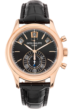 Pre Owned Patek Philippe Annual Calendar Chronograph Reference 5960 Rose Gold Automatic