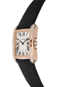 Tank Anglaise Rose Gold Quartz