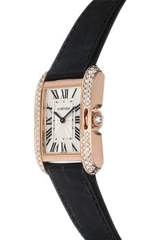 Tank Anglaise Rose Gold Quartz