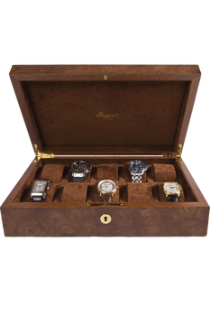 Brown 10 Watch Collector Box