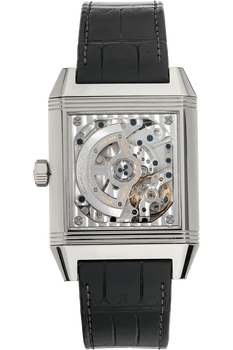 Reverso Squadra Hometime Stainless Steel Automatic