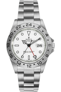 Explorer II Swiss Made Dial No Lug Holes Stainless Steel Automatic