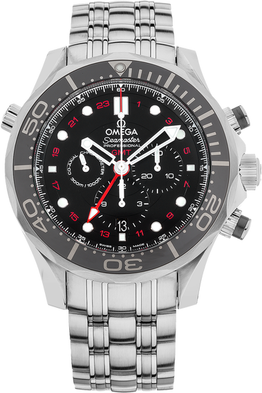 Seamaster Diver Co-Axial GMT Chronograph Stainless Steel